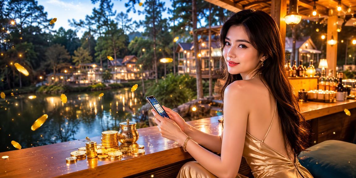Người dùng VIP tại Đà Lạt tham gia cá cược trực tuyến trong không gian resort cao cấp
